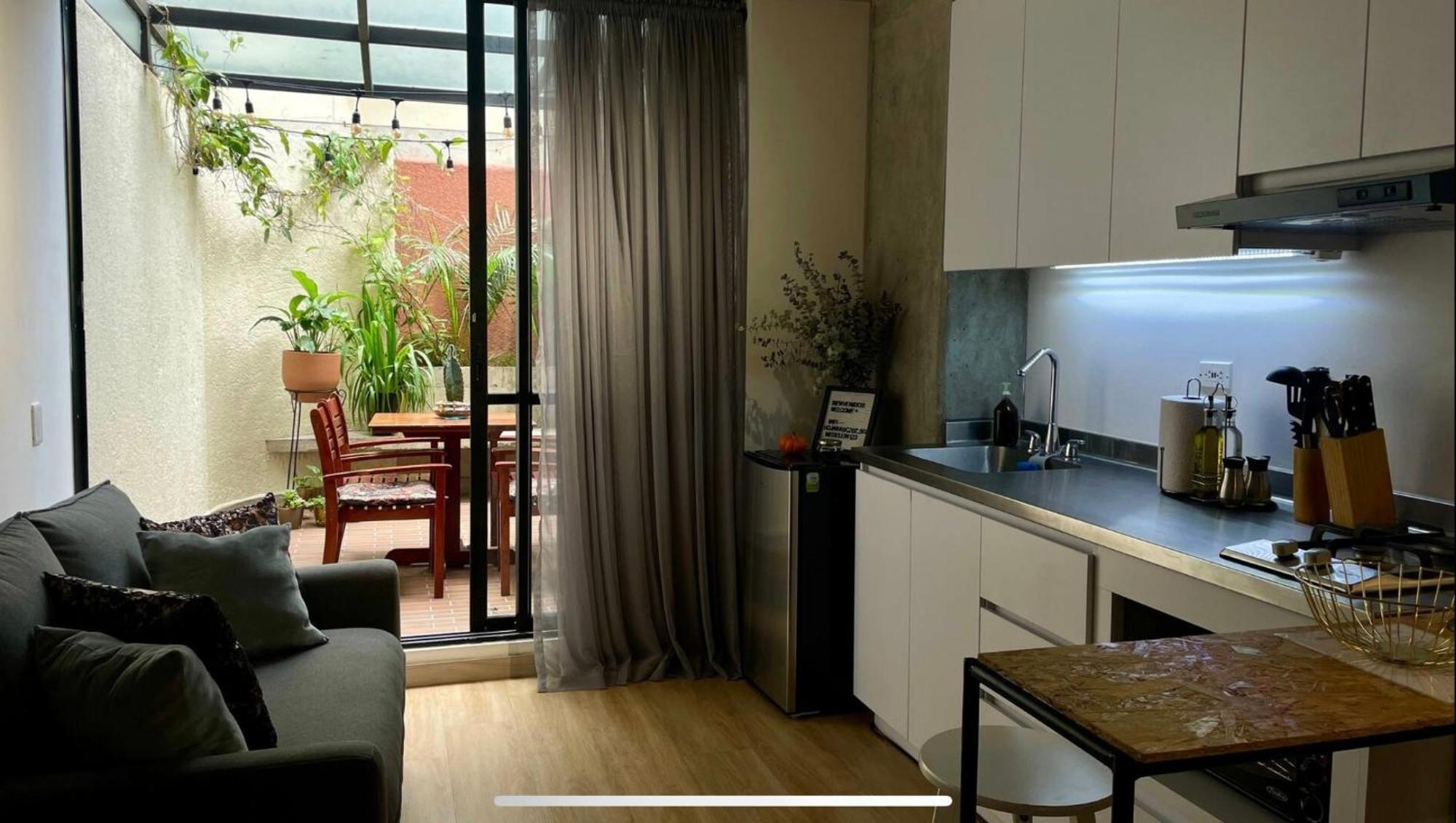 Loft - Patio Privado - Primer Parque Laureles Apartment Medellin