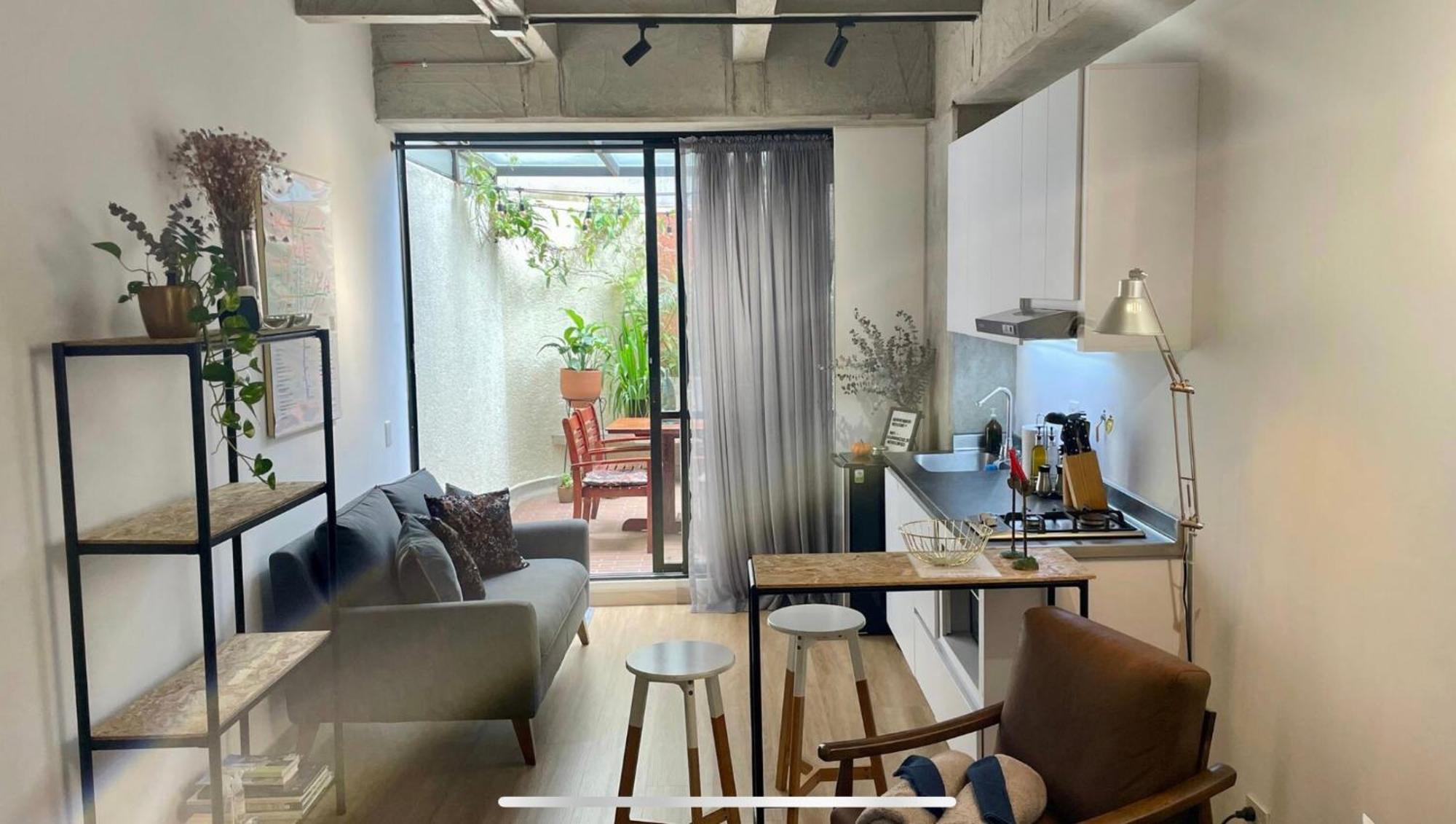 Loft - Patio Privado - Primer Parque Laureles Apartamento *